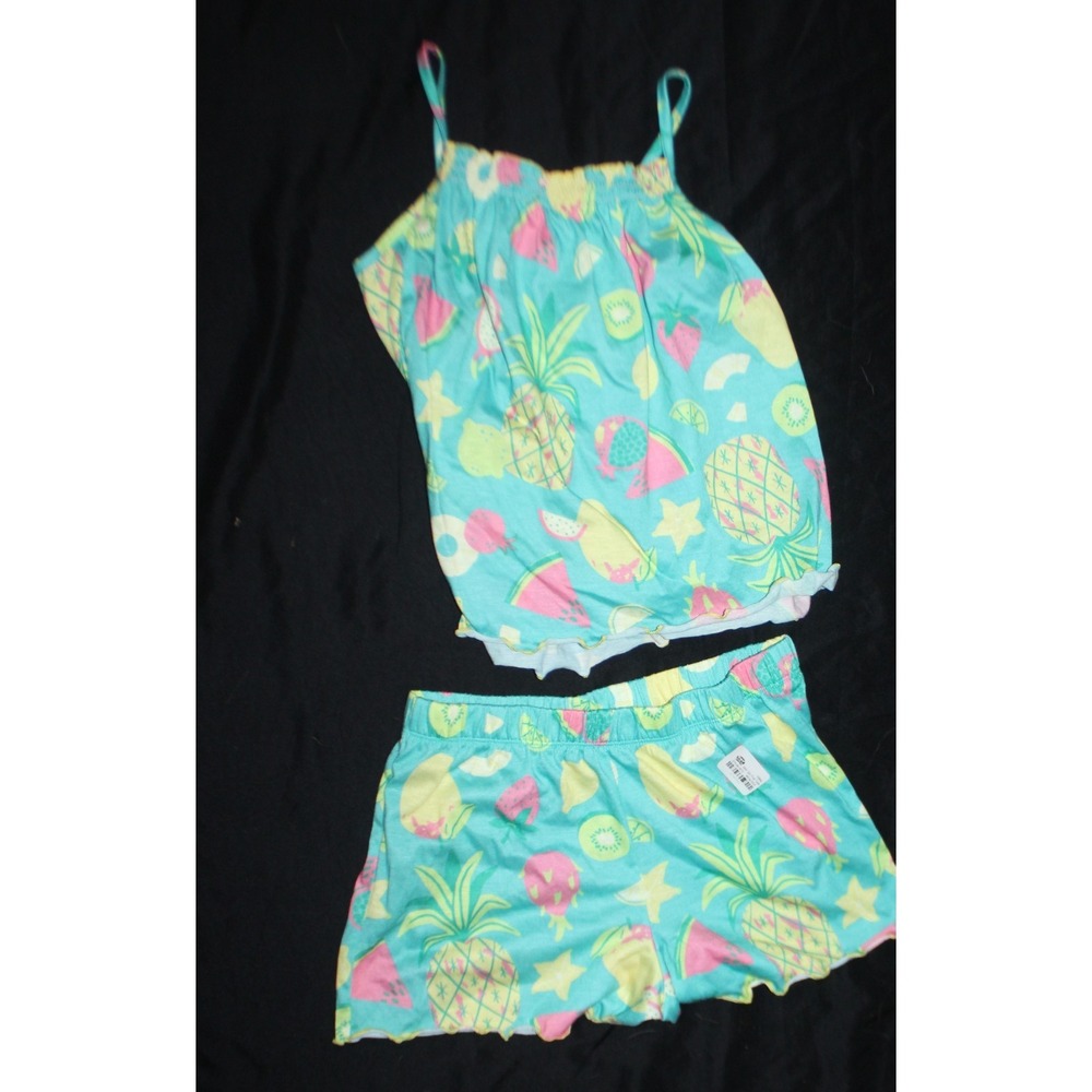 Girls' 2pc Ice Cream Pajama Set - Cat & Jack Blue Size XL 14